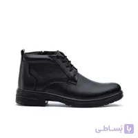 پوتین چرم مردانه کارا بندی زیره تزریق