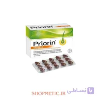 کپسول ضد ریزش مو ارثی و هورمونی پریورین بایر 120 عددی
