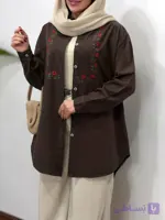 مانتو لینن زنانه مدل نازبانو