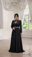 لباس مجلسی مزونی پوشیده مدل بارانا