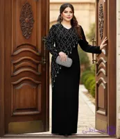ماکسی مجلسی پوشیده مدل تندیس