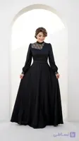 پیراهن مجلسی پوشیده زنانه مدل الیزابت