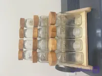 جا ادویه ۱۲ تایی با استند چوب روسی