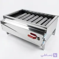 کباب پز استیل 7 شعله 50 سانتی (چدنی)