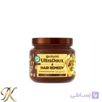 ماسک مو مغذی گارنیر مدل Hair Remedy Avocado مناسب موهای خشک و آسیب‌ دیده