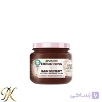 ماسک مو هیپوآلرژنیک گارنیر Ultimate Blends Hair Remedy حاوی شیر جو دوسر