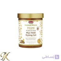 ژل حالت‌ دهنده و محافظ مو آفریکن پراید حاوی روغن کرچک سیاه و جوجوبا