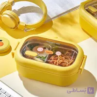 لانچ باکس داخل استيل جوجه 2 خانه Y66