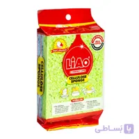 اسفنج ظرفشویی سلولوزی ۲ عددی لیائو Liao