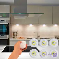 چراغ 3 عددی زیر کابینتی ریموت دار