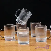 لیوان کلزیوم دسته دار‌وارداتی بسته دوعددی