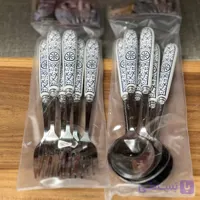 ست قاشق چنگال دسته سرامیکی ایکس L1