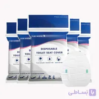 کاور توالت 6 عددی پنبه ای فرنگی Y52