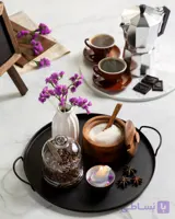 سینی طرح ایکیا مشکی کد430