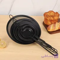 صافی چای و روغن دسته دار مشکی