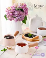 سس خوری سرامیک دسته چوبی مایا کد699