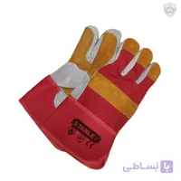 دستکش جوشکاری کف دوبل STANLEY ساق کوتاه بسته 12 جفتی