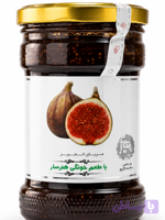 مربا انجیر 620گرم شیشه ای خونگی 6عددی