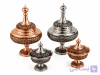 سرویس پذیرایی ۴تایی مسی یاس گیلدا( شکلات خوری و قندان)