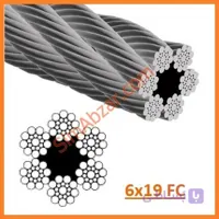 سیم بکسل فولادی 19*6 مغز کنفی