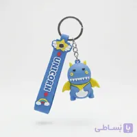 جاکلیدی سیلیکونی هیولای بامزه آبی فانتزی