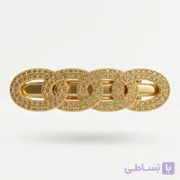 گیره مو زنجیری طلایی