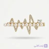 گیره مو مرواریدی قلب