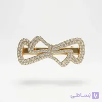 گیره مو پاپیون مدرن طلایی