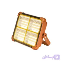 پروژکتور خورشیدی Solar LED Light با چهار حالت نوردهی پاور بانک دار 1000 وات دو باطری