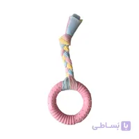 اسباب بازی حلقه لاستیکی 26 سانتی متر سگ میکس پت (Mixpet)