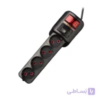 محافظ چهار خروجی آنالوگ مشکی کابل دار