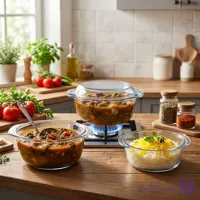 سه قابلمه پیرکس ترکیه (بور جام)