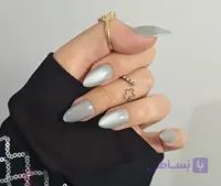 ناخن مصنوعی آیس سبز طوسی