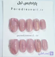 ناخن مصنوعی آیس صورتی رویال