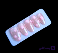ناخن مصنوعی طرح شکوفه گیلاس