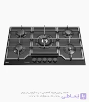 اجاق گاز بیمکث مدل 2204AG شیشه مات مشکی