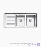 سینک پرنیان استیل مدل PS1272 توکار