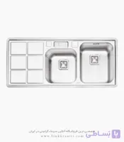 سینک پرنیان استیل مدل PS1289 توکار جامایع دار