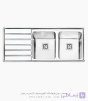 سینک پرنیان استیل مدل PS1286 توکار