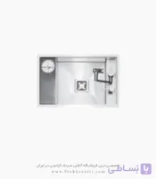 سینک پرنیان استیل مدل 4236 توکار سایز 70 لیوان شور R0