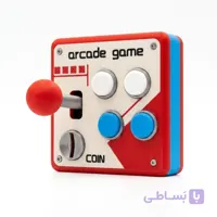 کاور دکوراتیو سوئیچ برق طرح آرکید کلاسیک (Retro Arcade Switch Panel)