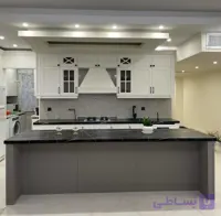 کابینت آشپزخانه نئوکلاسیک مغز روکش کره