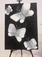 تابلو تکسچر پروانه