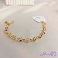 دستبند زنانه طرح مکعبی چشمگیر و جذاب