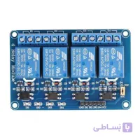 ماژول رله 5 ولت 4 کاناله