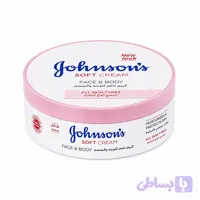 کرم نرم‌کننده جانسون Soft Cream برای صورت و بدن ۲۰۰ میلی‌لیتر
