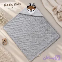پتو نوزادی دور پیچ طرح گوزن کد55