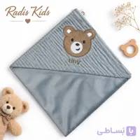 پتو نوزادی دور پیچ طرح خرس tiny کد110
