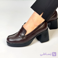 لوفر زنانه هفت سانت زمرد ساده