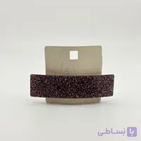گیره مو انبری اکلیلی بنفش آی ام مستطیلی I AM